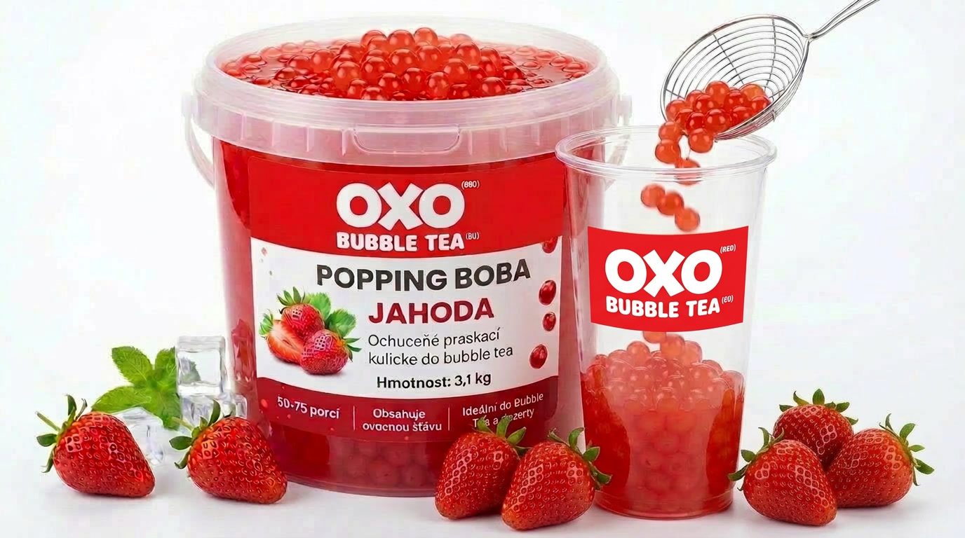 OXO Popping Boba – Jahoda 2.5kg